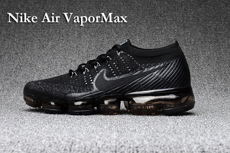 Nike Air VaporMax 2018 Women\'s Running Shoes Black Grey